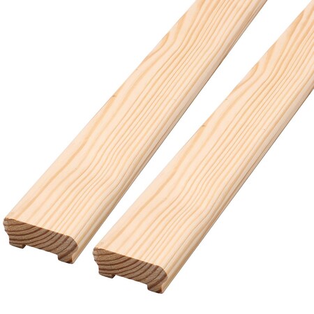 Prowood 2 in. H X 4 in. W X 96 in. L Wood Hand Rail 106048